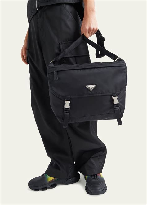 prada men's nylon messenger bag|prada crossbody bag nylon sale.